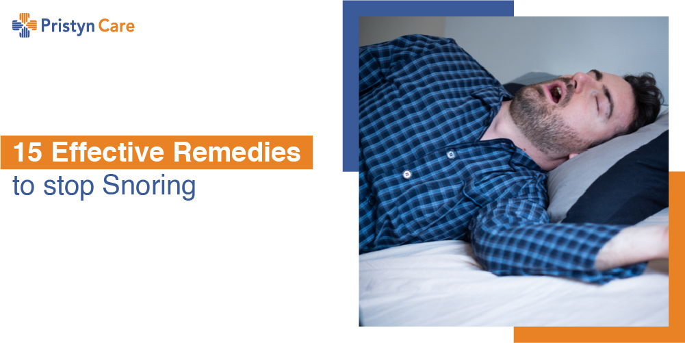 remedies to stop snoring | pristyn care