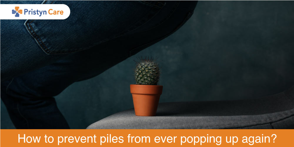 Prevent piles from popping up again