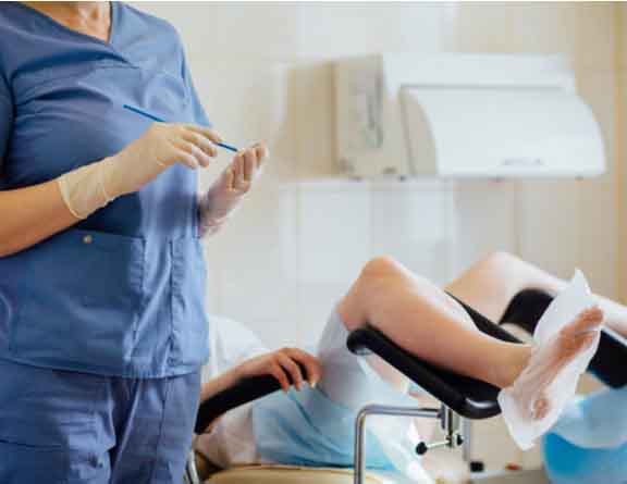 Physical examination for Pap Smear treatment